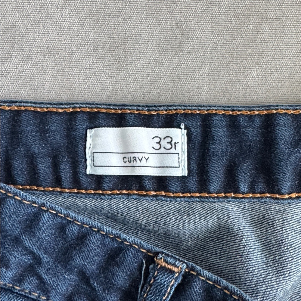 GAP Women's Curvy Indigo Mid Rise Flare Leg Jeans - Picture 3 of 5